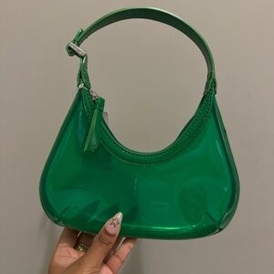 Green pvc by far Handbag